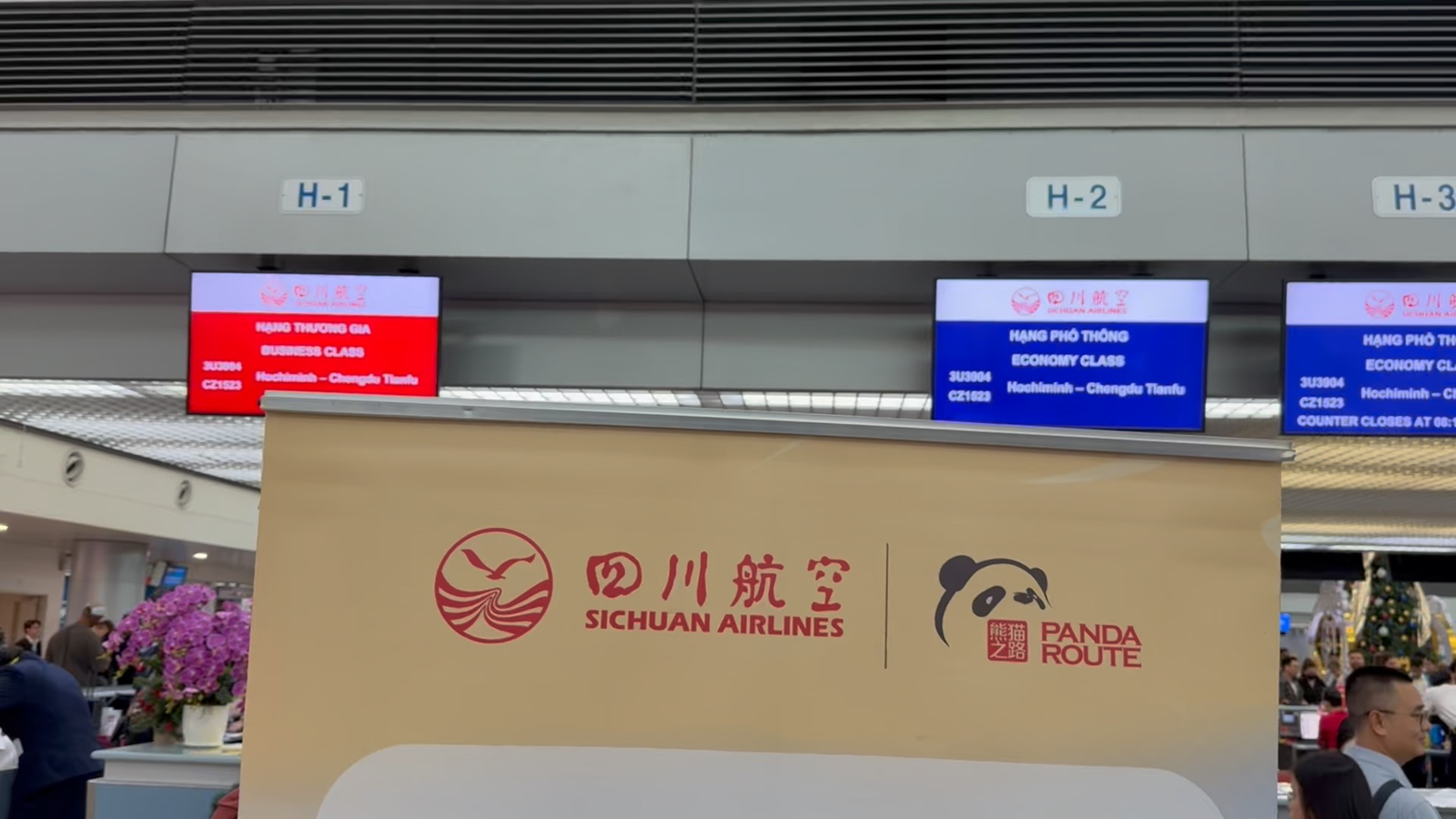 Starting our China trip with a flight from Ho Chi Minh City to Chengdu — Photo by Tan Tai Nguyen